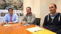 Oberbürgermeister Scheller hat mit Johannes Lamprecht und mit Veranstalter Christian Schott Absprachen für das Osterfeuer 2026 getroffen.