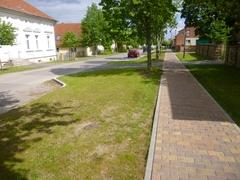 Baustelle Zuwegung zum Friedhof
