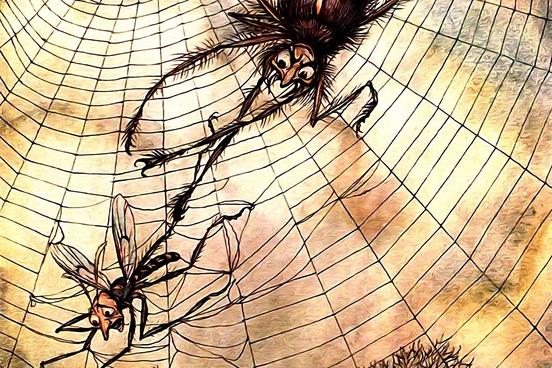 Undine-Märchen vorgestellt:  "Außergewöhnliche Freundschaft zwischen Fliege und Spinne"