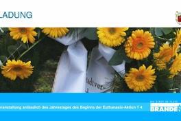 Gedenkveranstaltung und Vortrag am 1. September 2015