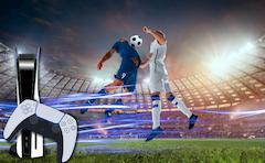 virtuell Fußball spielen