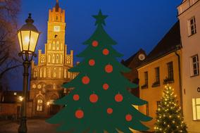 Logo für Weihnachtsbaum-Schmückaktion.