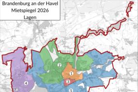 Karte von Brandenburg an der Havel – Lagen