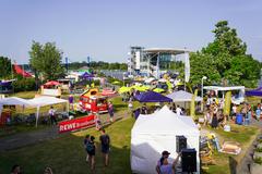 Blick auf die Regattastrecke