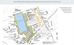 Der angedachte Lageplan.