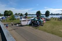 Blick auf den Sattelplatz.