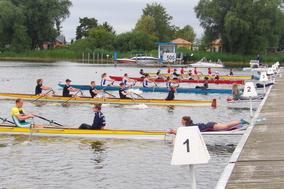 Start der Ruderboote