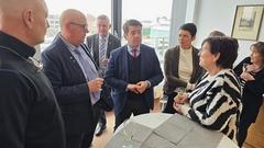 Oberbürgermeister Steffen Scheller beim Neujahrsempfang der Kreishandwerkerschaft Brandenburg-Havel/Belzig.