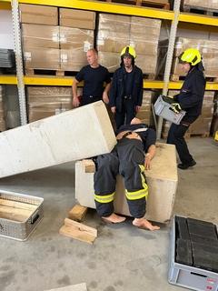 Seitenansicht des "Einsatzortes".