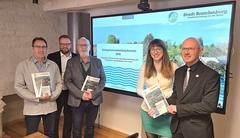 Stellten das Kleingartenentwicklungskonzept vor: Daniel Keip, Jessica Schulz, Fred Schenk, Michael Müller und Maik Görke.