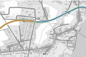 Vom Görneweg bis zur Einmündung in die Chausseestraße wird die B 1 zur Einbahnstraße.