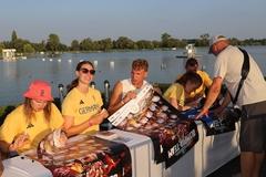 Autogrammstunde der Nationalmannschaft