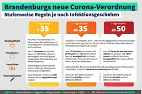 7-Tage-Inzidenz in der Stadt Brandenburg steigt auf 54 SARS-CoV-2-Neuinfektionen pro 100.000 Einwohner