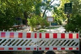 Sperrung des Spielplatzes an Heinrich-Heine-Ufer zur Sicherheit der Kinder 