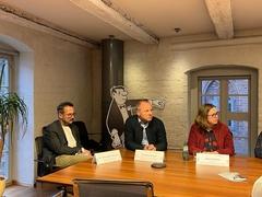 DR. Alexander Busche, Thomas Krüger und Anja Grothe