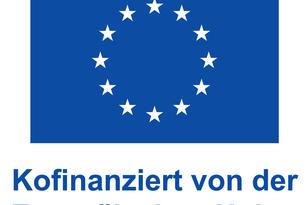 EU Flagge mit dem untertitel Kofinanziert von der Europäischen Union