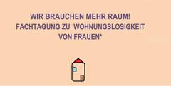 Am 23. November findet eine Fachtagung zur Wohnungslosigkeit von Frauen statt. 