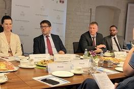 Pressekonferenz im Rathaus