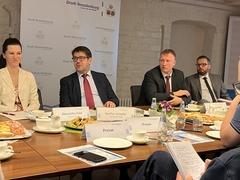 Pressekonferenz im Rathaus