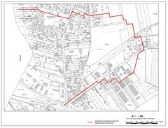 Abbildung 1: Geltungsbereich der Allgemeinverfügung mit einer Beschränkung der Grundwassernutzung für den menschlichen Gebrauch
