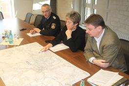 Hochwasserlage in der Stadt