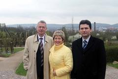 v.l.n.r. Dr. Klaus Weichel OB Kaiserlautern, Dr. Dietlind Tiemann OBin Brandenburg an der Havel, Naiden Zelenogorski OB Pleven