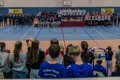 Blick auf die Siegerehrung.