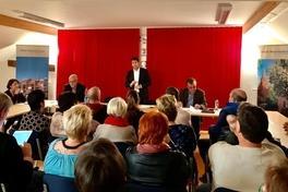 Oberbürgermeister vor Ort in Gollwitz