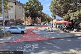 Zwischen der Franz-Ziegler- und der Wilhelmsdorfer Straße wird eine Radwegverbindung geschaffen.