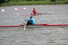 Junge Ruderer Das Starterfeld reicht bei den Offenen Landesmeisterschaften vom Kinder- bis zum Erwachsenenbereich.