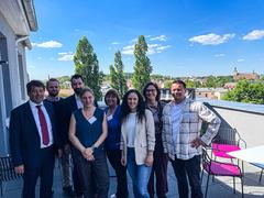 Steffen Scheller mit Vertretern des ZuPf