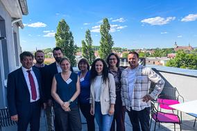 Steffen Scheller mit Vertretern des ZuPf