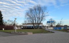 Neugestalteter Eingangsbereich der Regattastrecke.