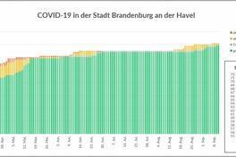 Corona-Wochengrafik des Gesundheitsamtes