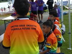 Junge Sportler aus den Vereinigten Arabischen Emiraten