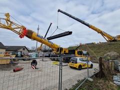 Am 9. März war die Baustellen-Welt in der Potsdamer Straße noch in Ordnung. Der Aushub der Brücke gelang nach Plan.