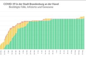Corona-Wochengrafik des Gesundheitsamtes