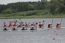 Kajak-Vierer der Frauen.