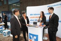 Am Stand der Brandenburger Bank.