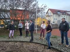 Rundgang über das Außengelände.