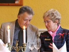 Oberbürgermeisterin Dr. Dietlind Tiemann und Prof. Peter Gülke