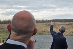 Flugvorführung einer Drohnenabwehr.