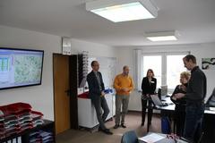 Besichtigung der Disposition.