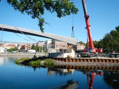 Brückenbau am Stadtkanal und Jacobsgraben