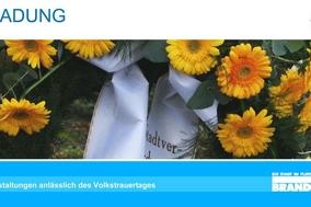 Kranzniederlegungen zum Volkstrauertag