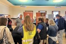 Andrang an den Ständen