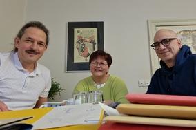 Die Jury bei ihrer märchenhaften Arbeit (von rechts): Thomas Feibel, Cornelia Stabrodt & Thomas Messerschmidt.