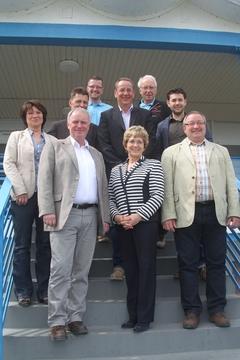 Ein bewährtes Organisationsteam mit DKV-Präsident (2. Reihe, Mitte) und Oberbürgermeisterin Dr. Dietlind Tiemann (vorn, Mitte)