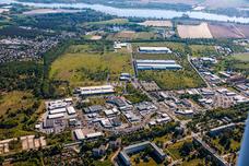 Luftbild vom Industrie- und Gewerbegebiet Hohenstücken