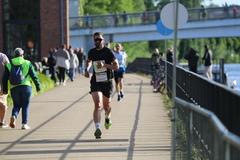 Philipp Schalinski, der mit seinem Team 3. wurde.